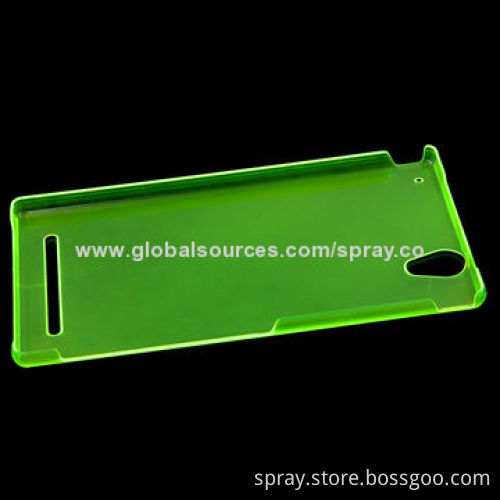 Ultra-thin Crystal Mobile Phone Cases for Sony Xperia T2, Clear PC Material/Various Colors Available